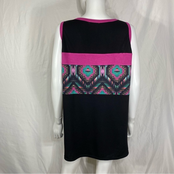 Southern Stitch Aztec StripeTunic Length Tank - Picture 3 of 7